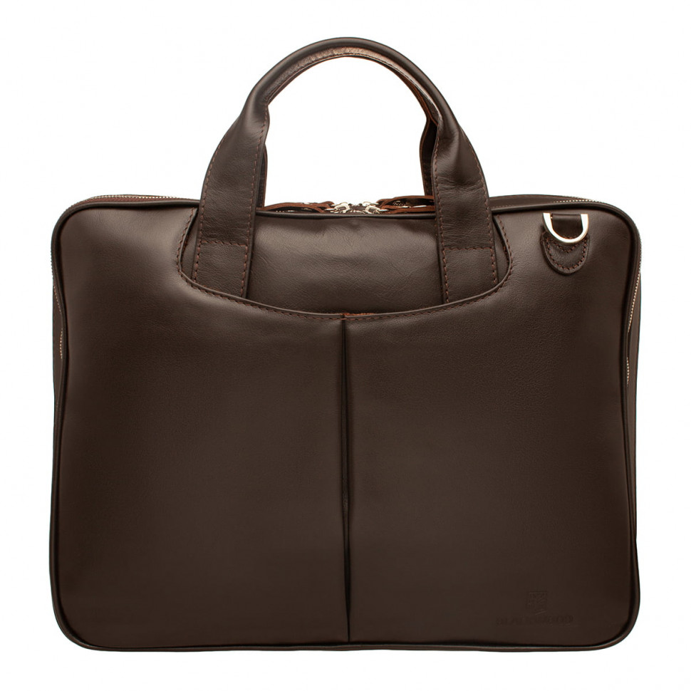 Мужская кожаная деловая сумка Blackwood Randells Brown 1055402 фото 1 &mdash; 2chemodana