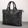 Мужская кожаная деловая сумка BRIALDI Virginia BR44557NY relief black фото 20 &mdash; 2chemodana