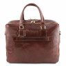 Мужская кожаная деловая сумка Tuscany Leather Urbino TL141894 мед фото 10 &mdash; 2chemodana