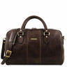 Сумка мужская дорожная кожаная Tuscany Leather TL141658 dark brown фото 9 &mdash; 2chemodana