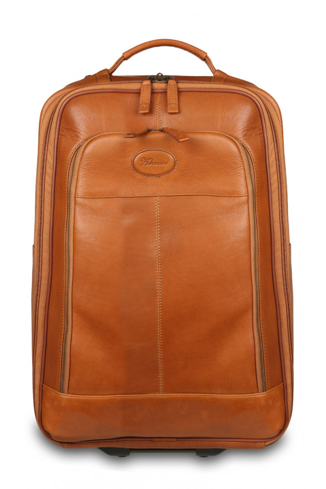 Кожаный чемодан Ashwood Leather 8148 Tan фото 1 &mdash; 2chemodana