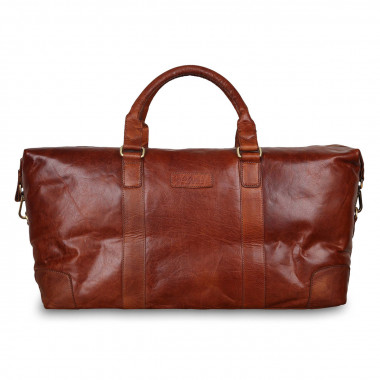Мужская кожаная дорожная сумка Ashwood Leather G-36 Tan &mdash; 2chemodana
