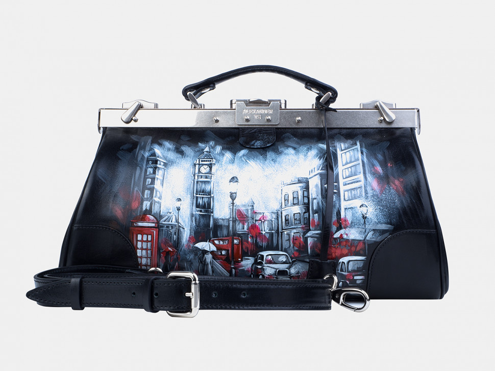 Кожаный саквояж Alexander TS SW14 Black Лондон фото 1 &mdash; 2chemodana