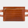 Женская кожаная сумка на пояс Alexander TS KB0014 Orange Croco фото 1 &mdash; 2chemodana