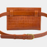 Женская кожаная сумка на пояс Alexander TS KB0014 Orange Croco фото 3 &mdash; 2chemodana