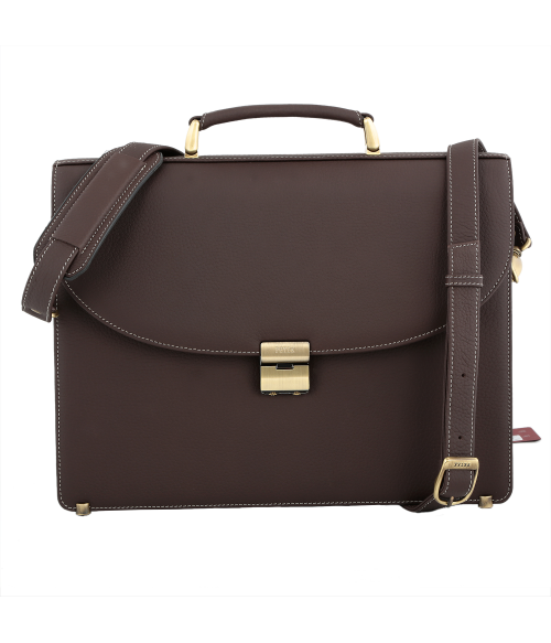 Мужской кожаный портфель Petek 844.234.KD2 коричневый фото 1 &mdash; 2chemodana