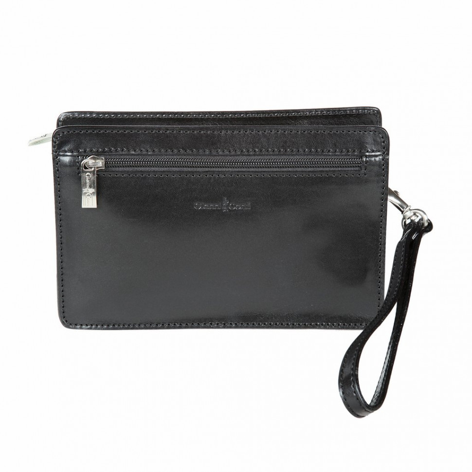 Мужская кожаная визитка Gianni Conti 902019 black фото 1 &mdash; 2chemodana