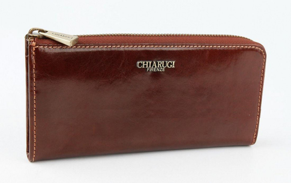 Женский кожаный кошелек Chiarugi 1278 коричневый фото 1 &mdash; 2chemodana