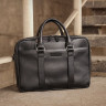 Мужская кожаная деловая сумка BRIALDI Overton relief black BR44555WH фото 8 &mdash; 2chemodana
