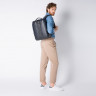 Мужской кожаный бизнес-рюкзак Piquadro CA4818UB00/BLU синий фото 10 &mdash; 2chemodana