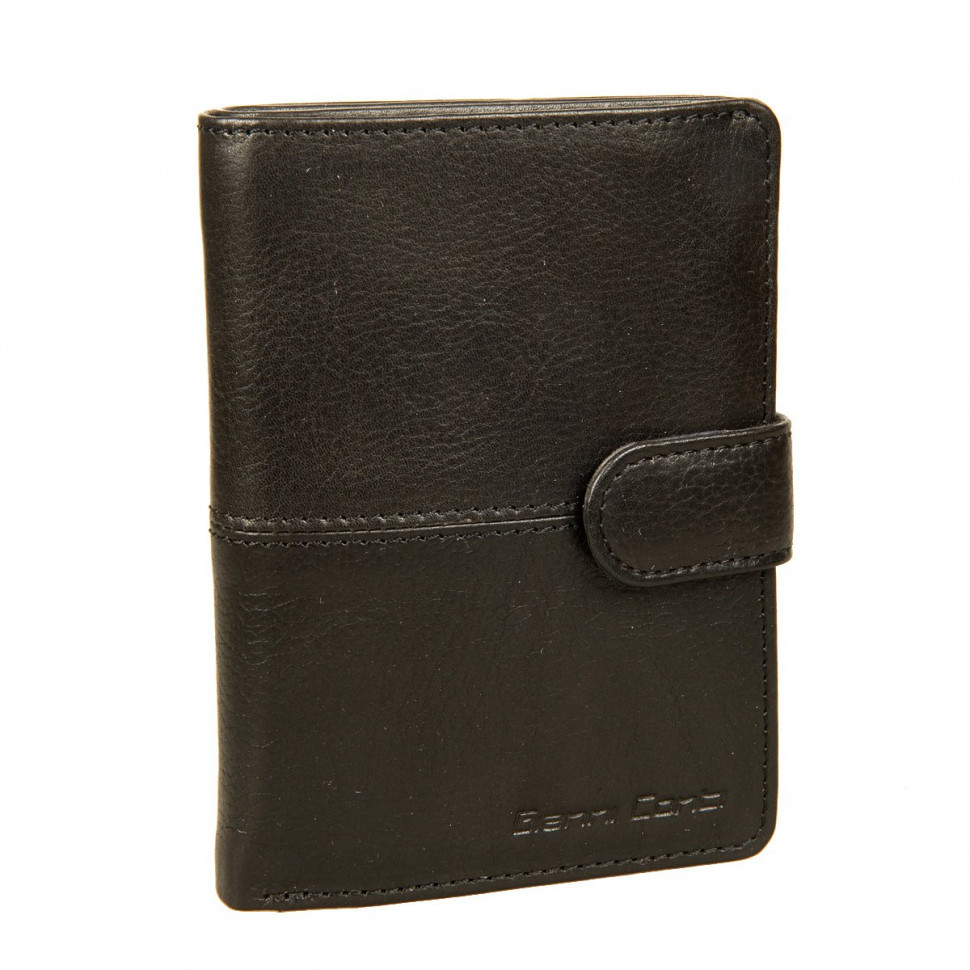 Мужское кожаное портмоне с обложкой для автодокументов Gianni Conti 1138451E black фото 1 &mdash; 2chemodana