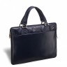 Мужская кожаная деловая сумка SLIM-формата BRIALDI Ostin BR03207UD navy фото 2 &mdash; 2chemodana