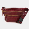 Женская кожаная сумка на пояс Alexander TS KB0015 Bordo Croco фото 1 &mdash; 2chemodana
