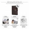 Мужское кожаное портмоне + обложка для документов BRIALDI Bravo BR48469UG relief brown фото 7 &mdash; 2chemodana