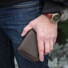 Мужское кожаное портмоне в MINI-формате BRIALDI Fortuna BR48529AQ relief brown фото 5 &mdash; 2chemodana