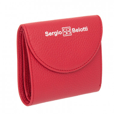 Женское кожаное портмоне Sergio Belotti 282214 красный &mdash; 2chemodana