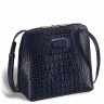 Женская кожаная сумка через плечо BRIALDI Torre BR15227LQ croco navy фото 7 &mdash; 2chemodana