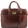 Мужская кожаная деловая сумка Tuscany Leather URBINO TL141241 коричневый фото 1 &mdash; 2chemodana