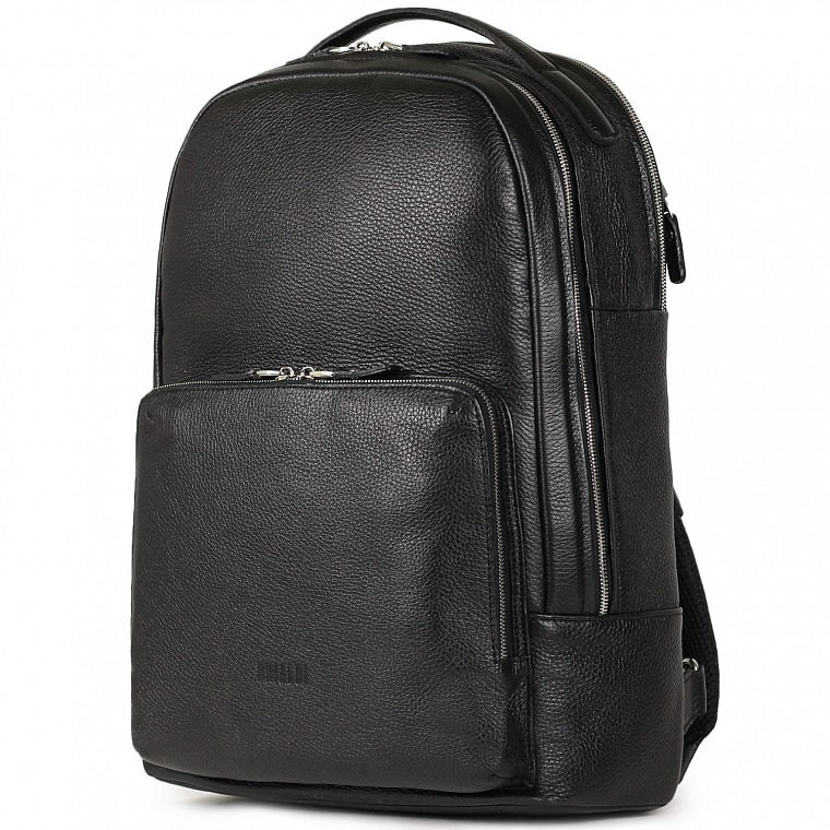 Мужской кожаный рюкзак BRIALDI Daily BR37166JZ relief black фото 1 &mdash; 2chemodana