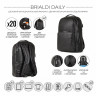 Мужской кожаный рюкзак BRIALDI Daily BR37166JZ relief black фото 2 &mdash; 2chemodana