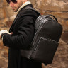 Мужской кожаный рюкзак BRIALDI Daily BR37166JZ relief black фото 10 &mdash; 2chemodana