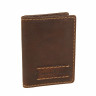 Мужская кожаная кредитница Gianni Conti 1227189 dark brown фото 1 &mdash; 2chemodana