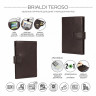 Мужское кожаное портмоне + обложка для автодокументов BRIALDI Teroso BR48533MZ relief brown фото 7 &mdash; 2chemodana