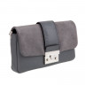 Женская кожаная сумка Sergio Belotti 60036 Grey velour Napoli фото 2 &mdash; 2chemodana