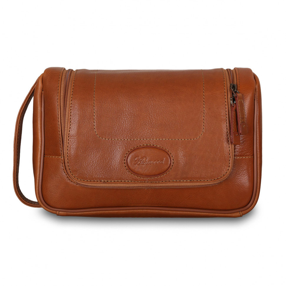 Мужской кожаный несессер Ashwood Leather 8140 Tan фото 1 &mdash; 2chemodana