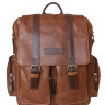 Мужской кожаный рюкзак-сумка Carlo Gattini Fiorentino cognac/brown 3003-08 фото 4 &mdash; 2chemodana