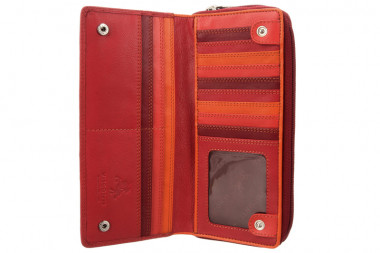 Женский кожаный кошелек Visconti RB55 Honolulu Red Multi &mdash; 2chemodana