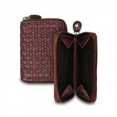 Женский кожаный кошелек Ashwood Leather D-80 Cognac &mdash; 2chemodana