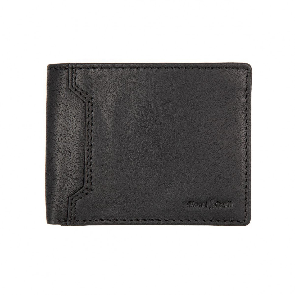 Мужское кожаное портмоне Gianni Conti 4117220 black фото 1 &mdash; 2chemodana