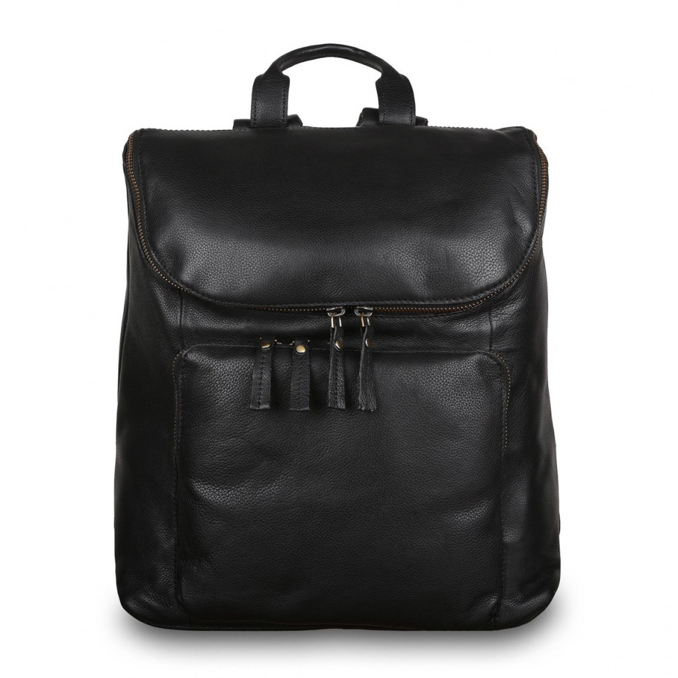 Мужской кожаный рюкзак Ashwood Leather M-51 Black фото 1 &mdash; 2chemodana