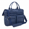 Мужская кожаная деловая сумка Blackwood Hackford Dark Blue 1061303 фото 1 &mdash; 2chemodana