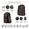Мужской кожаный рюкзак BRIALDI Galaxy BR37183OM relief brown фото 2 &mdash; 2chemodana