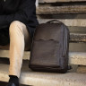 Мужской кожаный рюкзак BRIALDI Galaxy BR37183OM relief brown фото 15 &mdash; 2chemodana