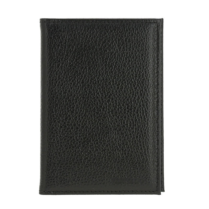Кожаная обложка для документов Versado 063-2 relief black фото 1 &mdash; 2chemodana