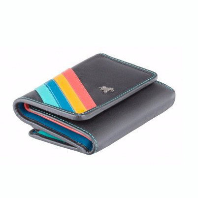 Кошелек женский кожаный Visconti CHL70, Black/pace фото 1 &mdash; 2chemodana