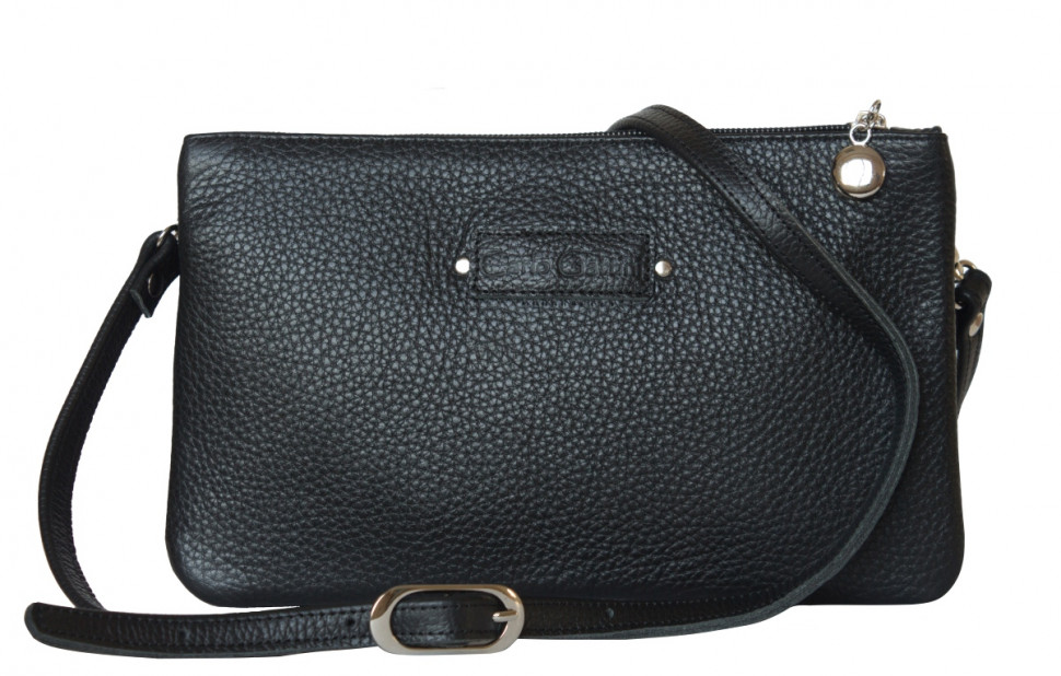 Кожаная женская сумка Carlo Gattini Classico Cesine 8001-01 black фото 1 &mdash; 2chemodana