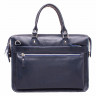 Мужская кожаная деловая сумка LAKESTONE Halston Dark Blue 923124/DB фото 9 &mdash; 2chemodana